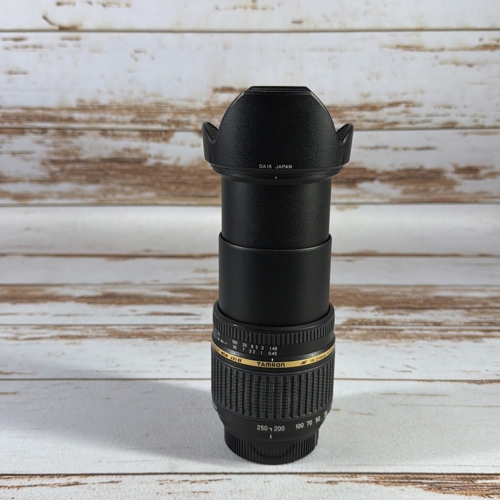 Tamron 18-250mm f/3.5-6.3 Di II IF Macro Zoom Lens Nikon AF Tested Working